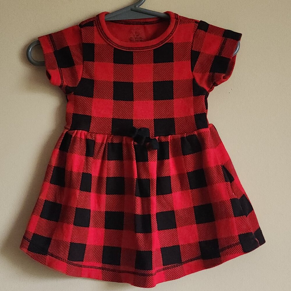Touched by Nature Baby and Toddler Girl Organic Cotton Dress Size 0-3 Months